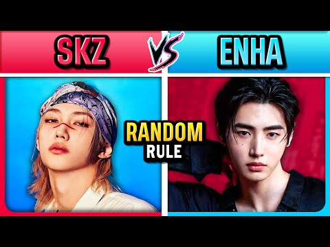 STRAY KIDS vs ENHYPEN ❤️🧡: Random Rule Edition | Kpop Game 2025