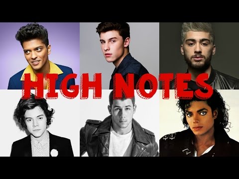 MALE SINGERS HITTING HIGH NOTES (C5-C6)