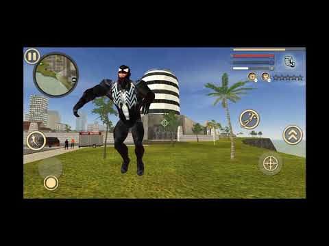 Venom Spiderman Rope Hero Vice Town