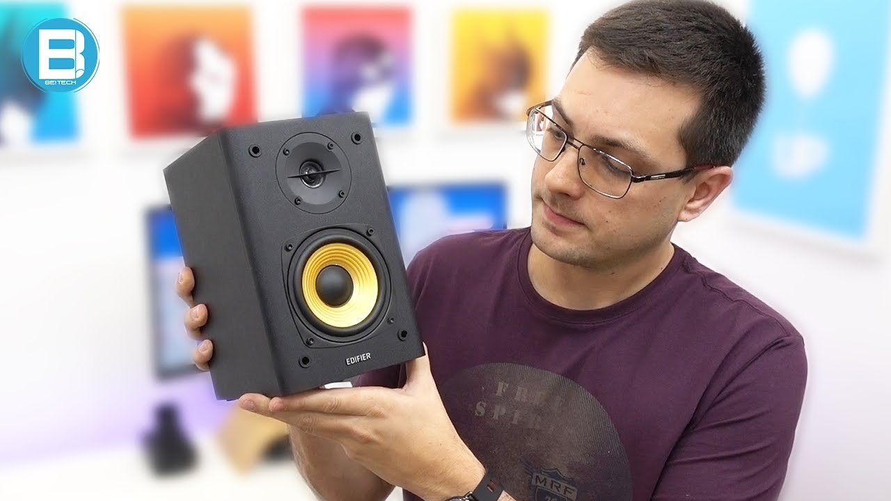 Miniatura da avaliação em vídeo de Caixa de Som Edifier R1000T4 24W RMS
