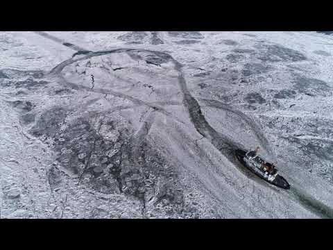 DRONE FOOTAGE: Ice blockages on St. Clair River