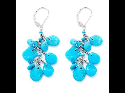 Heritage Gems Sleeping Beauty Turquoise Earrings