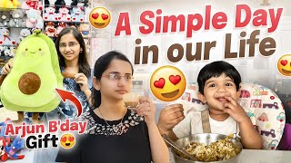 A simple day in my life | Masala scrambled egg for kids | Arjun's b'day shopping at Begam Bazar #new