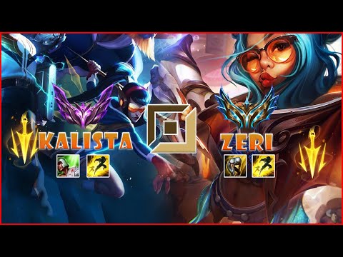 【Shi Ye Kalista】S12 CN Best Kalista vs Challenger rank YJZZ Zeri
