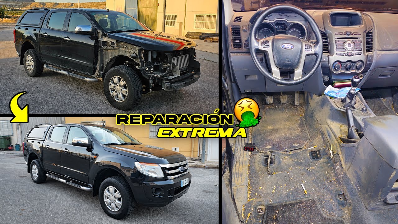 COUNTRY CAR TRANSFORMATION at ZERO KILOMETER-🤮EXTREME CLEANING Ford Ranger