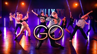 GO, Delilah, Contemporary Class with Alex Komulainen @ TMILLY TV in Los Angeles, California