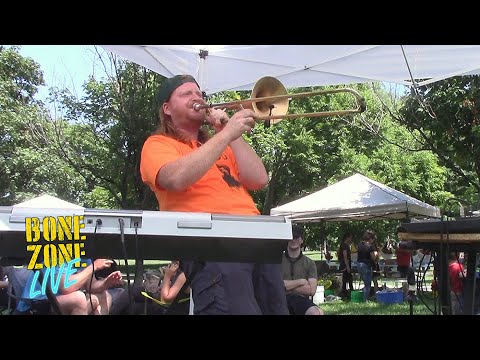 BONE ZONE LIVE at portage park farmers market, Chicago IL