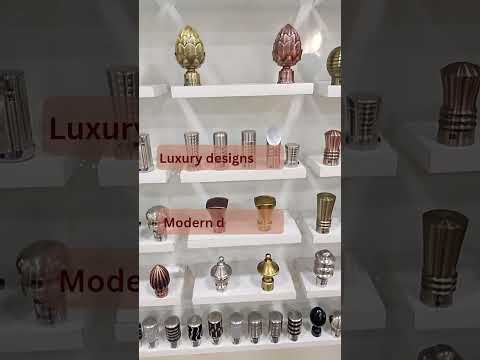 Brass Curtain Rod Finial