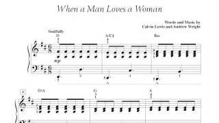 When a Man Loves a Woman (page 74, Adult Piano Adventures Popular Book 2)
