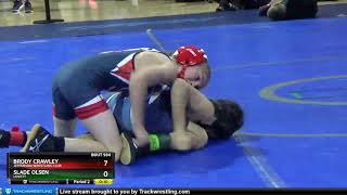 True Beginner Intermediate 63-65 Brody Crawley JEFFERSON WRESTLING CLUB Vs Slade Olsen Lovett