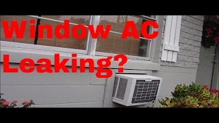 How to Fix a Leaking Window AC