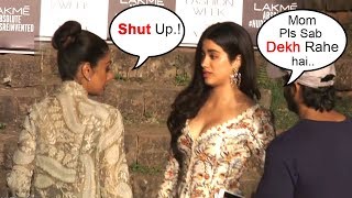 Sridevi FIGHTS with Daughter Janhvi Kapoor In Public At Lakme Fashion Week
