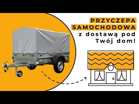 Przyczepka samochodowa UNITRAILER Garden Trailer 200 z plandeką i stelażem