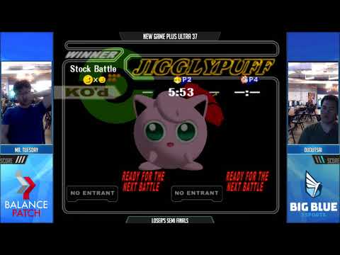 NGPU 37 SSBM - Mr. Tuesday (Peach) vs. dudutsai (Jigglypuff) - Melee LSF