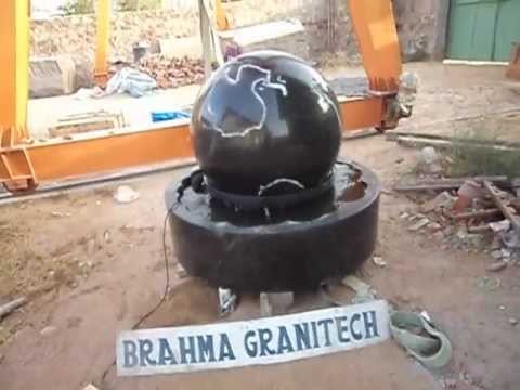 Granite ball fountain
