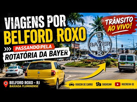 Viajando por Belford Roxo e passando pela rotatória da Bayer #belfordroxo 