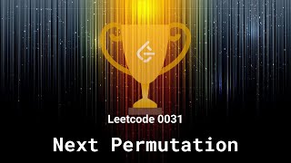 Download the video "Leetcode 0031. Next Permutation"