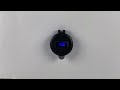 USB QC nabíječka s USB-C nabíječkou a voltmetrem 12/24V - USB + USB-C / hliníková / modrý LED displej - Video Youtube