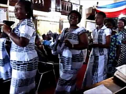 Handkerchiefs in worship in southern Ghana