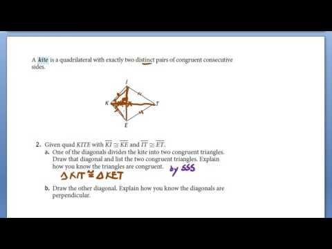 15-1 Kites and Triangle Midsegments (p. 205-208)