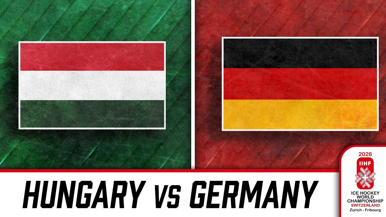 Watch Hungary vs Germany at the 2026 IIHF World Championship 🇭🇺🇩🇪🏒