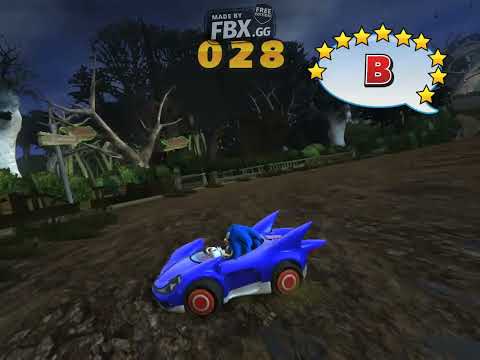 Sonic and Sega All Stars Racing |Mission 26: Spooky Speedway
