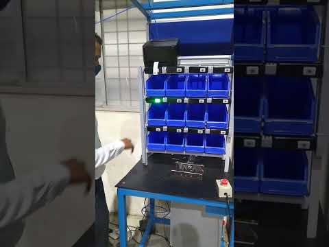 Pick to light system, for packaging