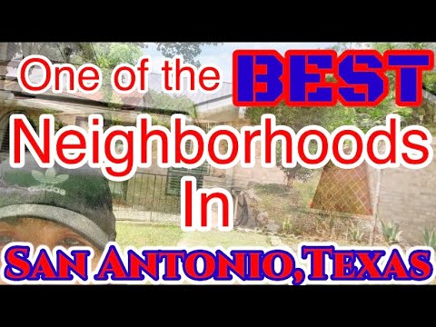 BEST NEIGHBORHOOD IN SAN ANTONIO | TEXAS | BEXAR COUNTY 🇺🇸