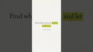 Find what you love and let… — Kinky Friedman #Shorts