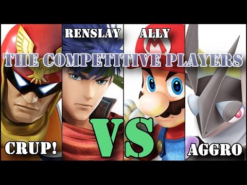 The Competitive Players | CRUP! Falcon+Renslay Ike vs Ally Mario+Aggro Greninja