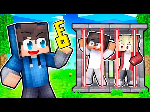 Zavřel jsem Kamarády do VĚZENÍ v Minecraftu!