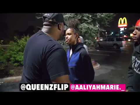 QUEENZFLIP VS AALIYAH (HIS NIECE) #IWANNABATTLE