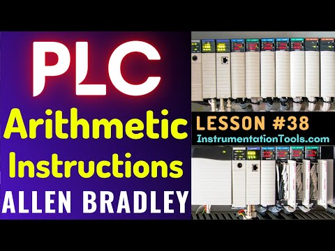 PLC Training 38 - Ladder Logic Arithmetic and Mathematics PLC Instructions