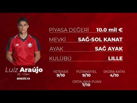 LUIZ ARAUJO SKILLS GOALS - LUIZ ARAUJO GALATASARAY