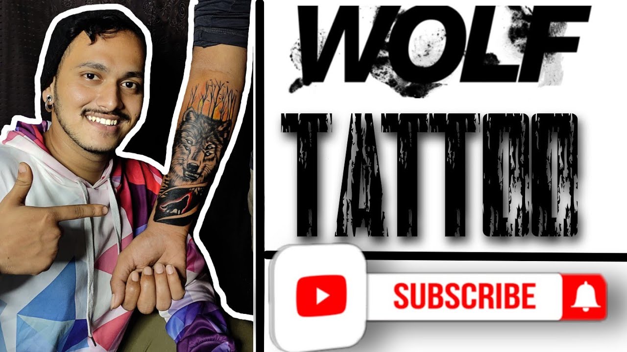 Wolf Tattoo On Forearm