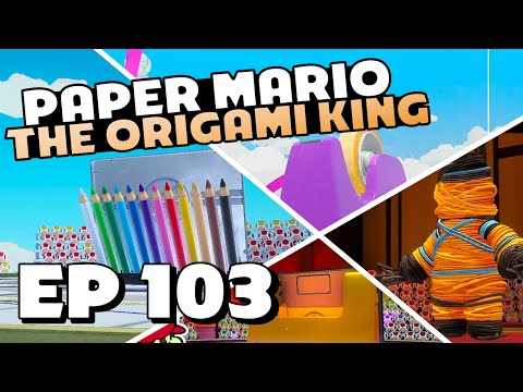 LEGION OF STATIONERY REMATCHES (PART 1) - Part 103 - Paper Mario: The Origami King 100% Walkthrough