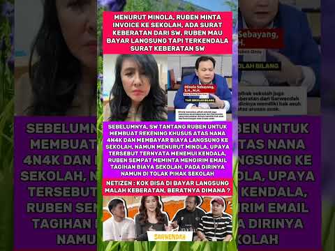 Mau Dibayar Langsumg Tapi Sw Keberatan #rubenonsu #beritaterkini #sarwendah