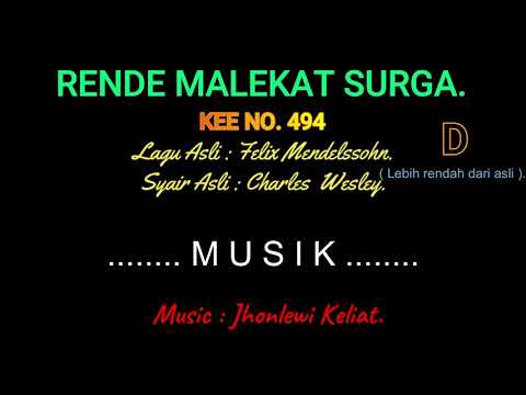 KEE 494 (Karaoke Version) - Jhonlewi Keliat. RENDE MALEKAT SURGA.