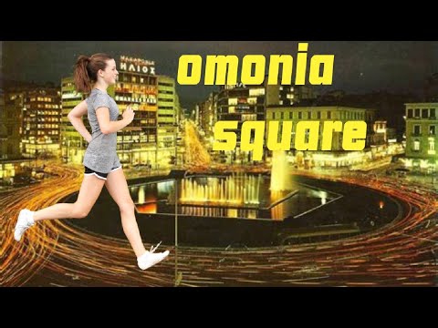 omonia one of the oldest square in Athens at night 🌃. center of athens.#travel#europe#beautiful#bd