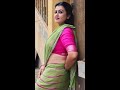 Glamorous Sona Hayden Play A Meaty Role In Roja Serial Shorts Saree Sona Flaunts Waist In Saree