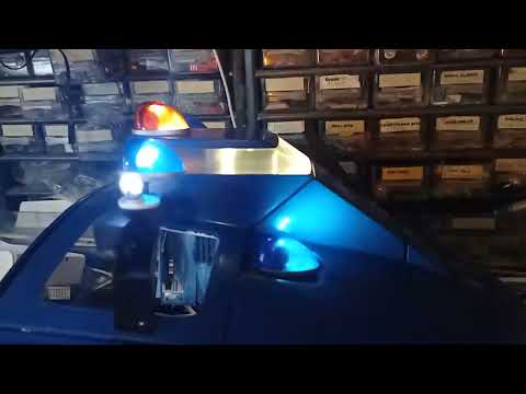 1/6 Scale Blade Runner Spinner strobe light test 3