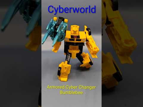 3 Minute Reviews #transformers #cyberworld #armored #cyber #changer #autobots #bumblebee #simplified