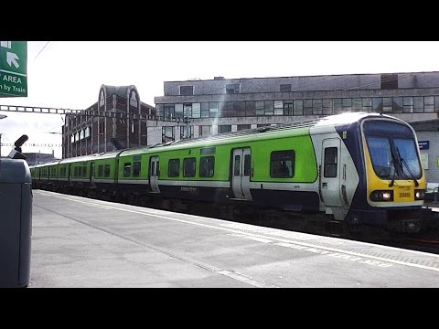 IE 29000 Class Commuter Train number 29418 - Tara Street, Dublin