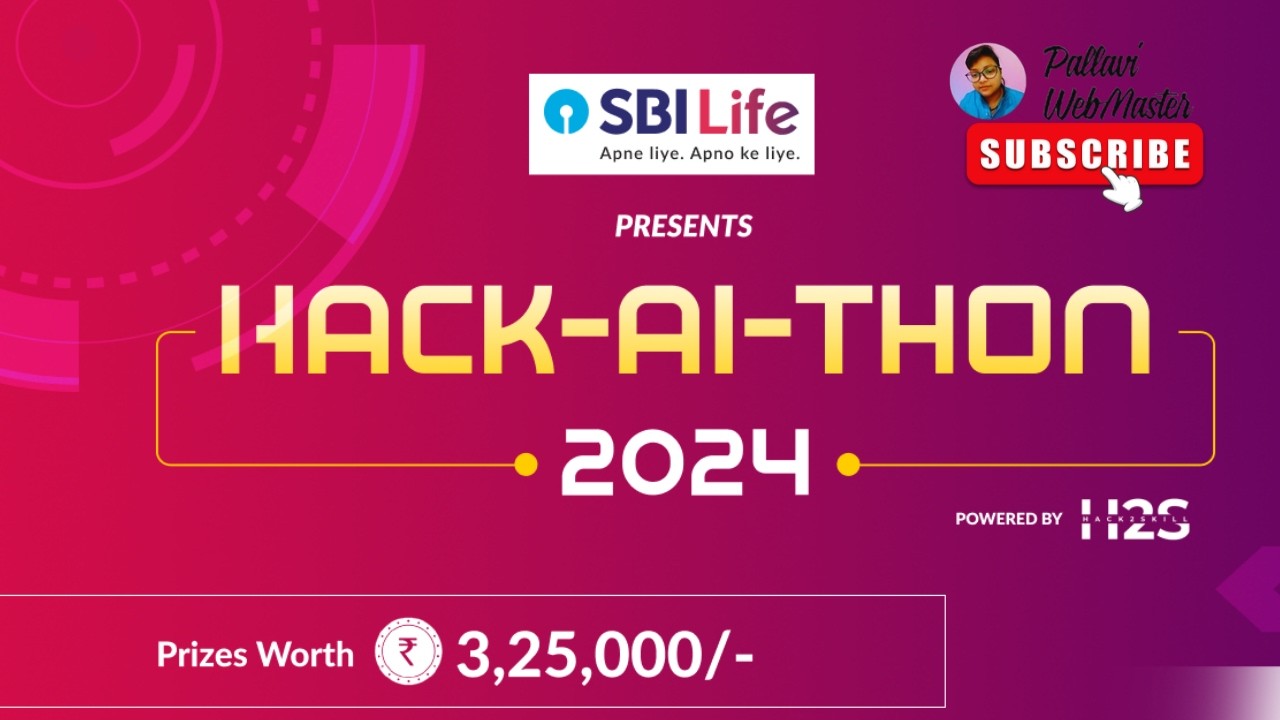 Hack-AI-Thon 2024: Win ₹3,25,000! | AI Challenges, Prizes & SBI Life Highlights 🔥 #aihackathon #h2s