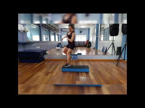 Ginástica em casa- Step intermediário 1 - 45 min