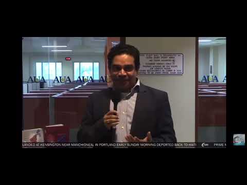 AUA library book donation to Antiguan instituitions