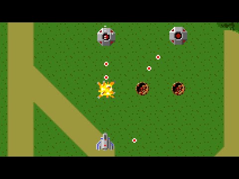 Xevious (Arcade) original video game |  gameplay session for 1 Player 💥👾🕹️
