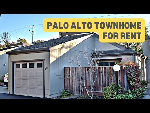 Palo Alto Townhome For Rent - Palo Alto Home Tour
