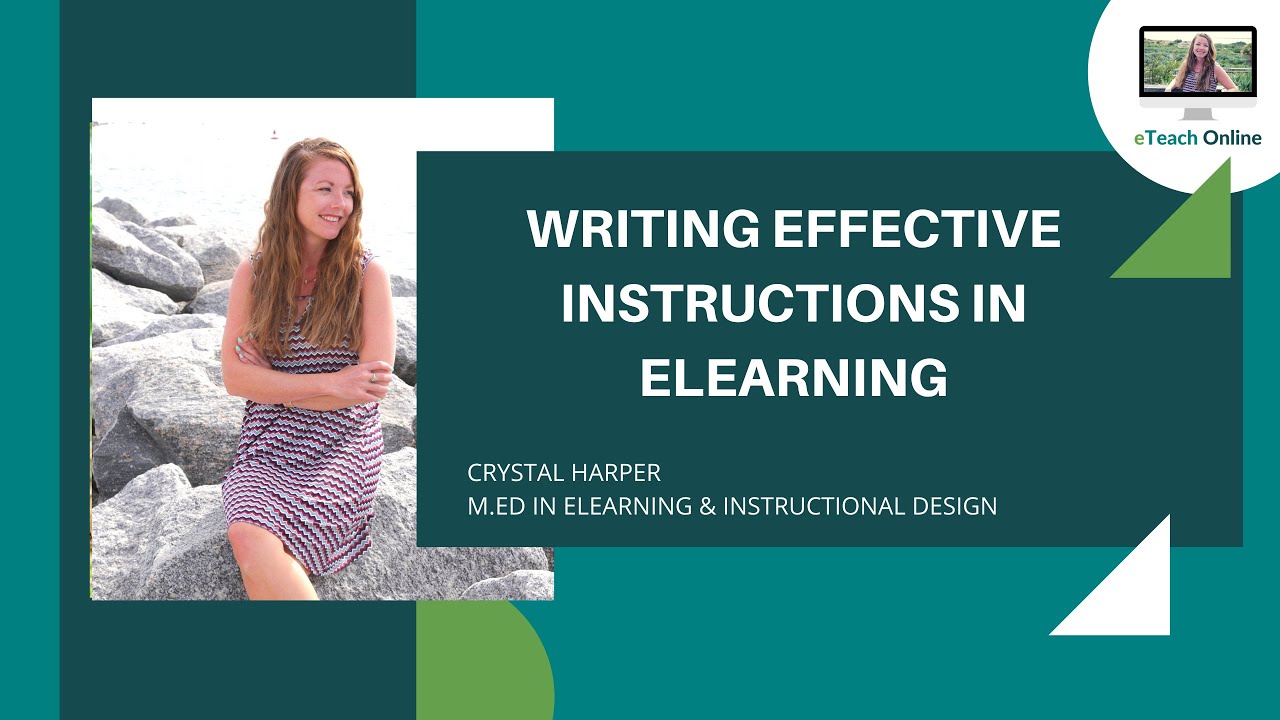 Writing Effective Instructions in eLearning