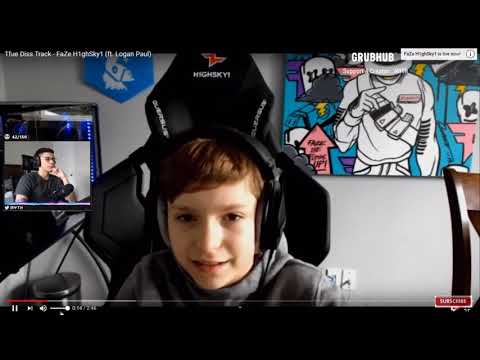 Streamers react to tfue diss track by faze highsky